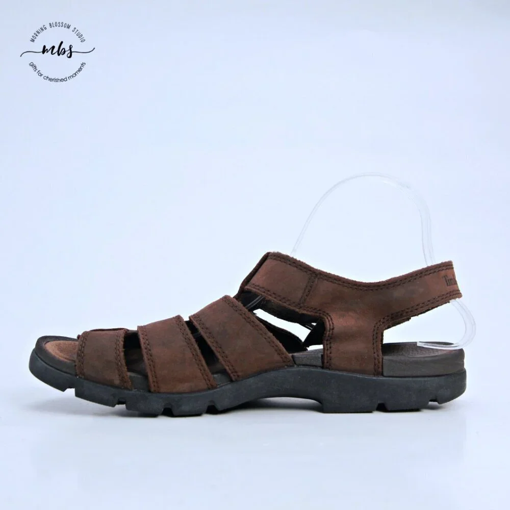 Timberland Leather Sandals‎ Brown Men 11